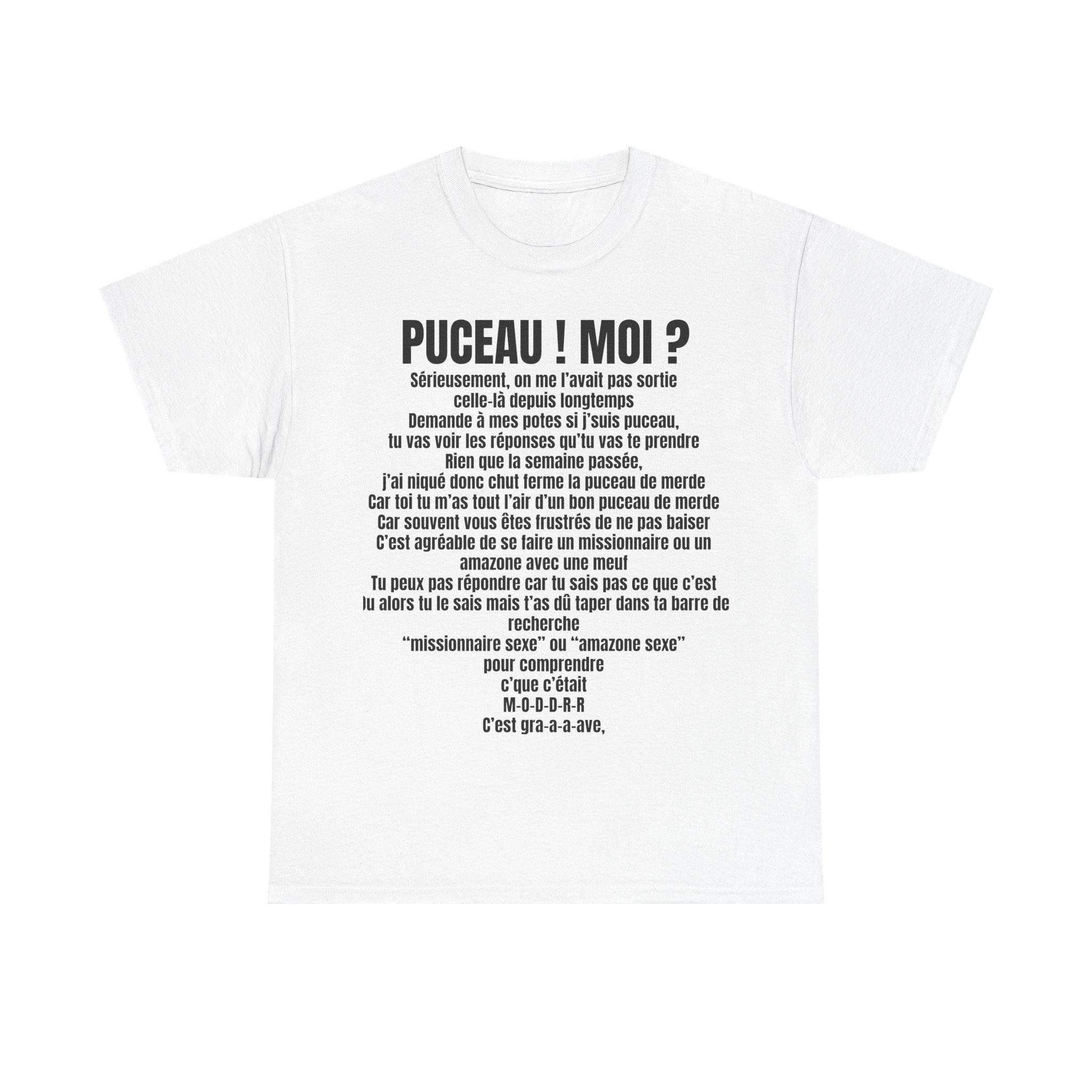 T-shirt Puceau ? Moi ?