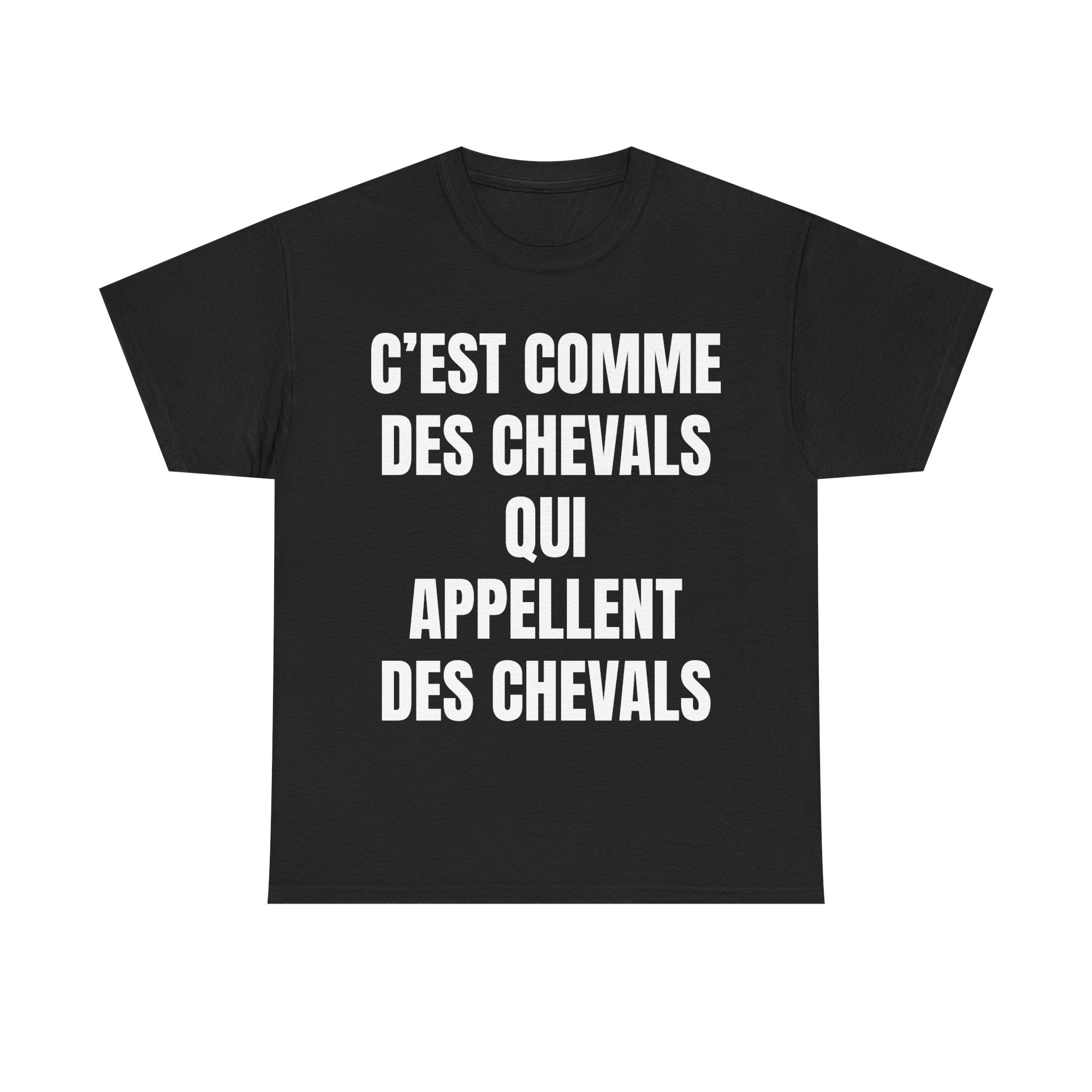 T-shirt Chevals qui appellent des chevals