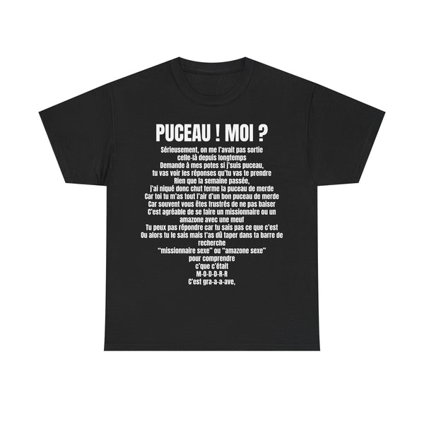 T-shirt Puceau ? Moi ?